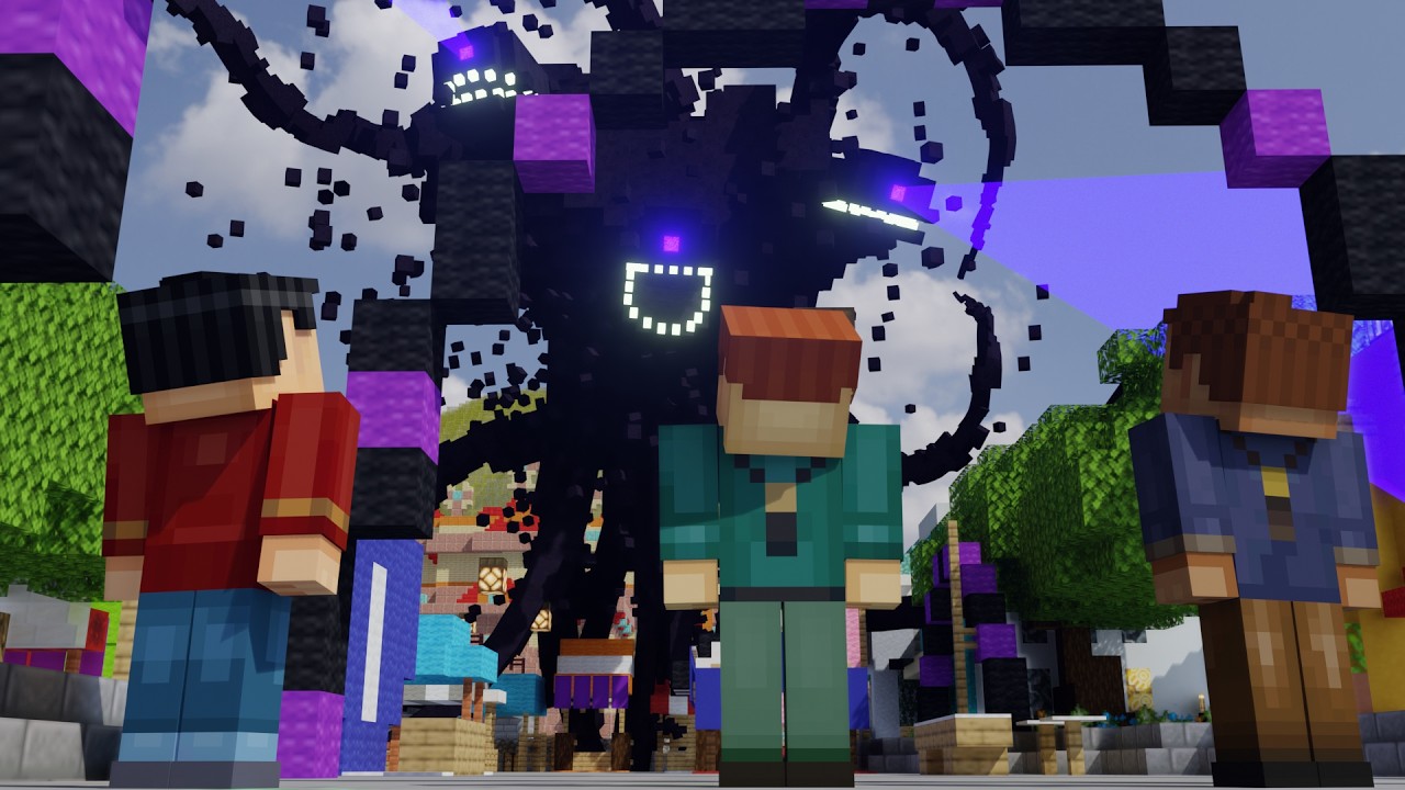 ??? Players try to survive the wither storm...