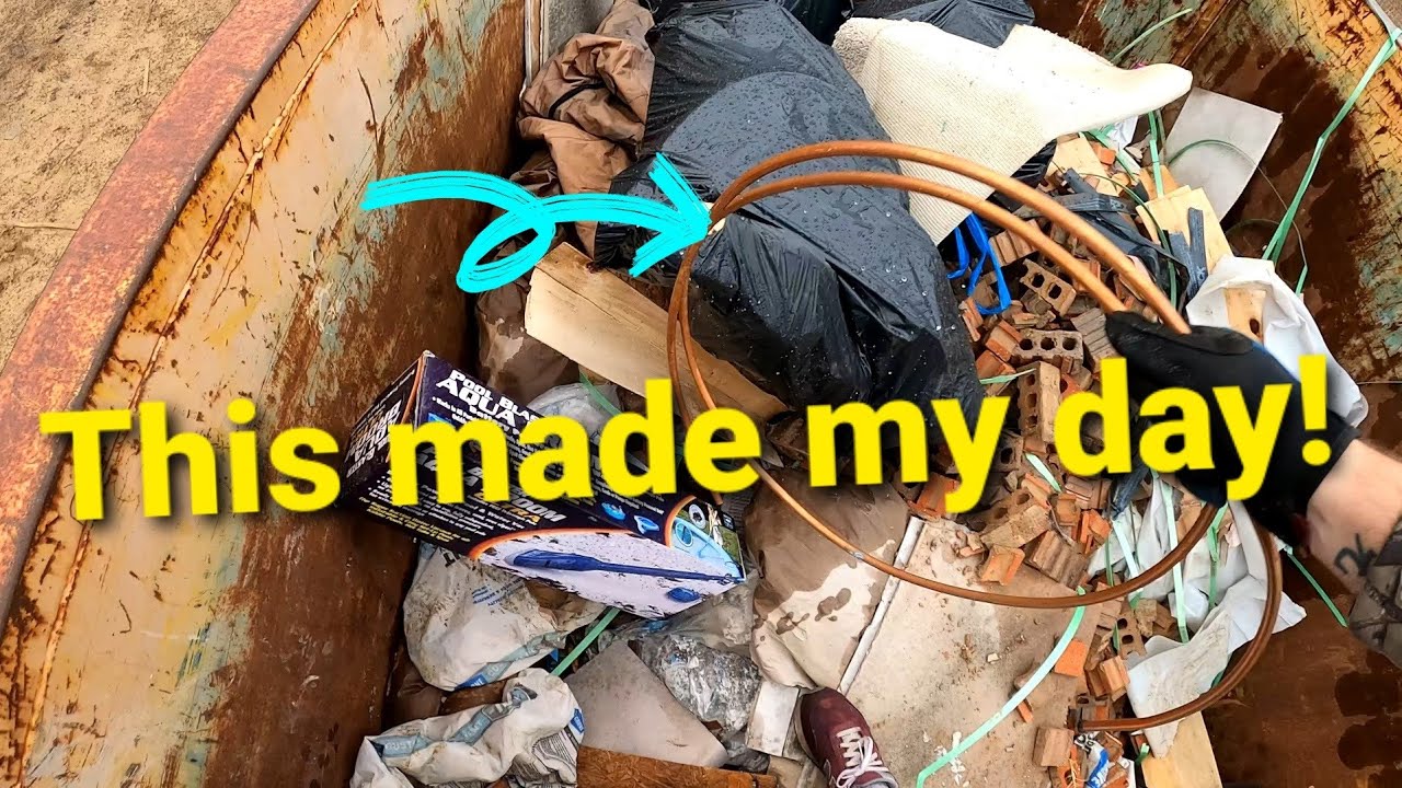 Digging in the trash on a Sunday