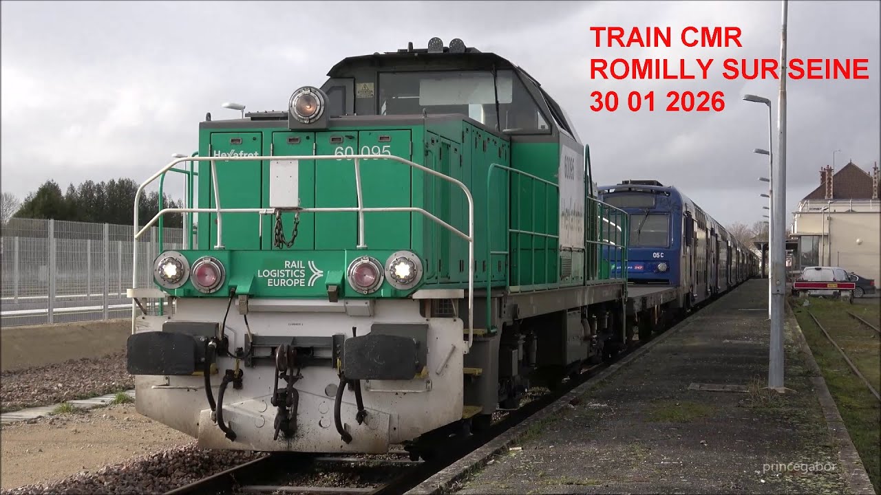 TRAIN CMR / EX TER BOURGOGNE / DEUX RAMES/ BB60095 / 30 01 2026 /