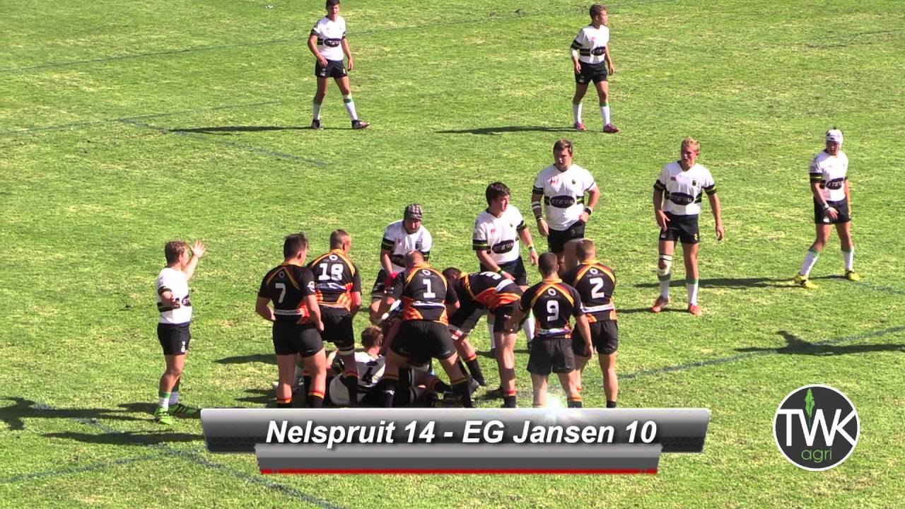 Skolerugby: Tuks-reeks 2016 - 1ste Nelspruit vs EG Jansen 23-04-16