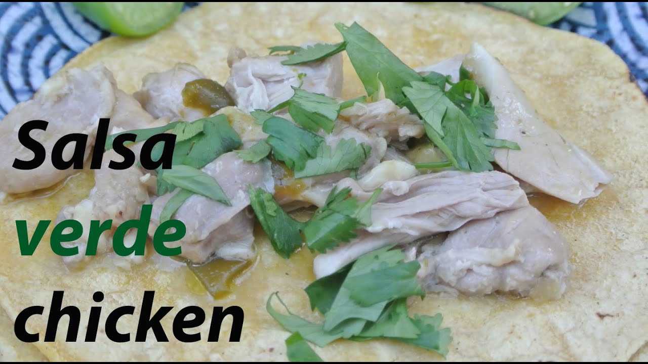 Easy Instant Pot Recipe | Salsa verde chicken