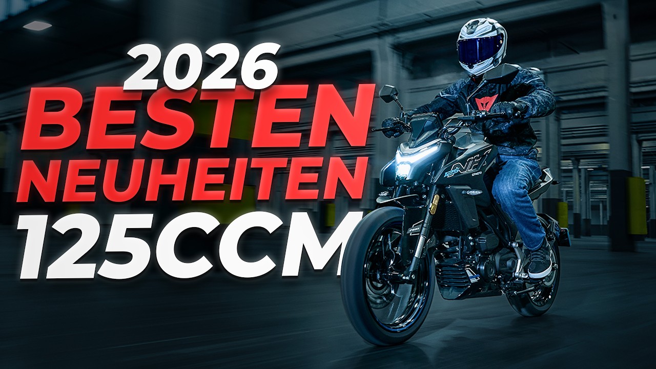 DIE BESTEN 125CCM MOTORRÄDER 2026!