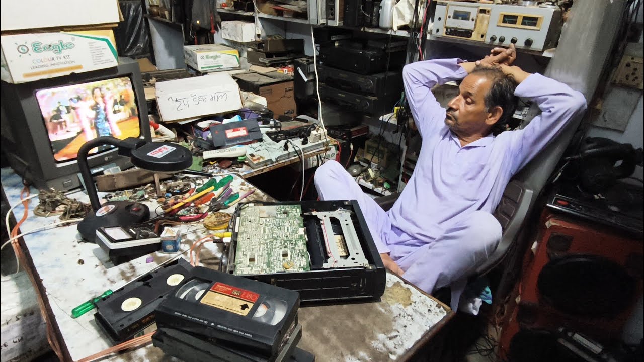 Video Cassette Player Play Naseeb Movie Video Testing Repairing Service Centre #vcr #vcp #repair