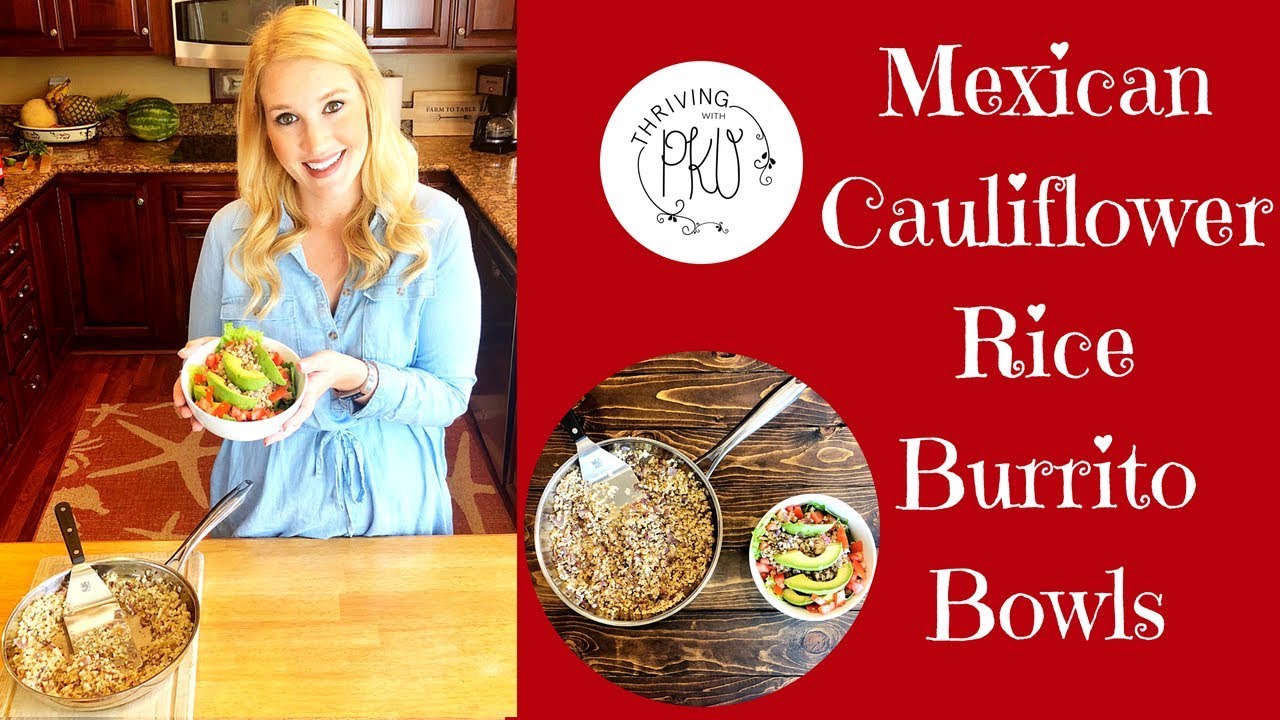 Cauliflower Rice Bowls | PKU RECIPE