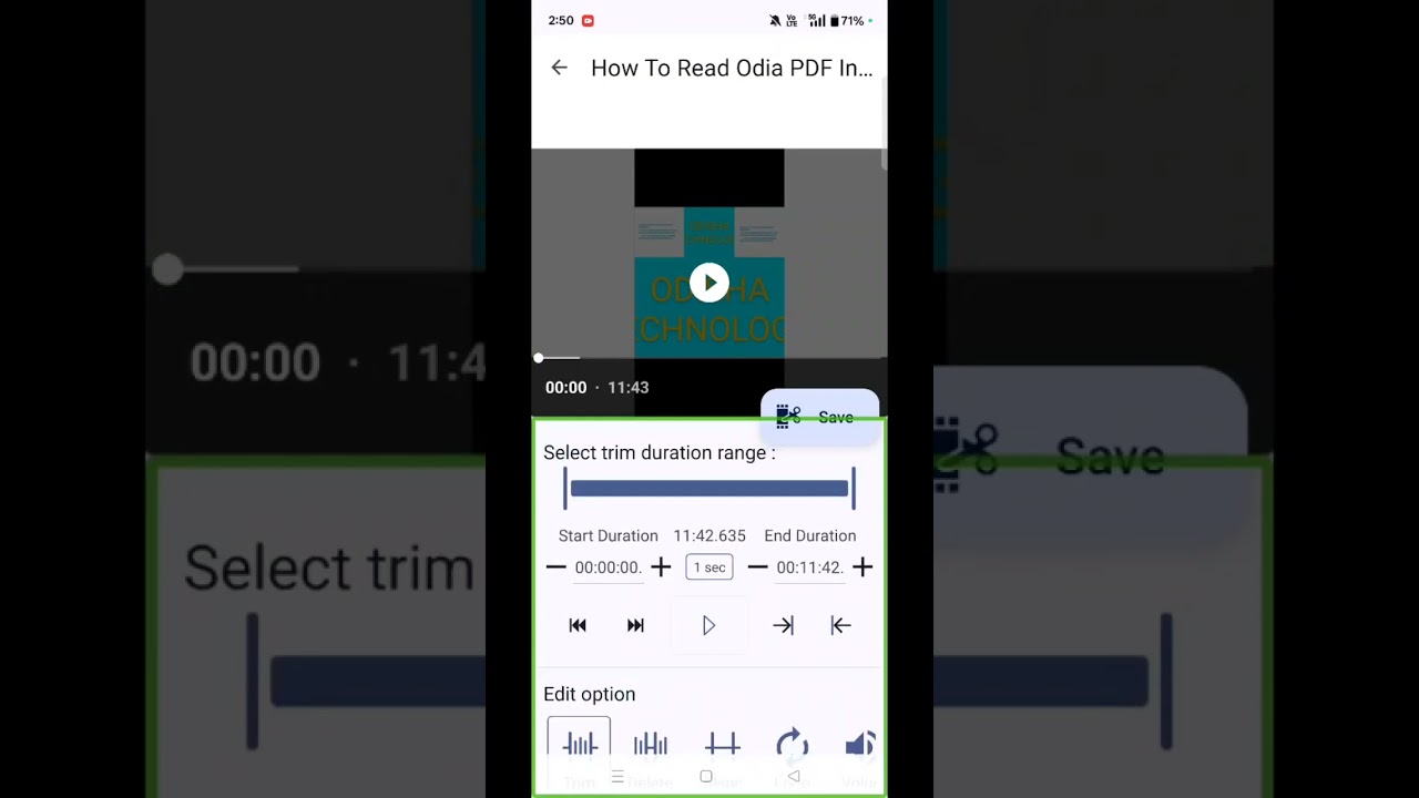 How To Trim Video Very Accessible Way Using Screen Reader.