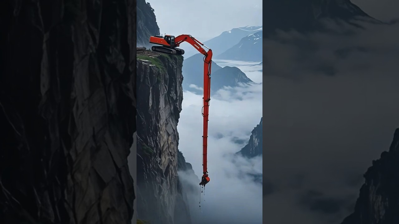 M&Aacute;Y X&Uacute;C L&Agrave;M VIỆC QU&Aacute; NGUY HIỂM 😱😱😱 #excavator #mayxuc