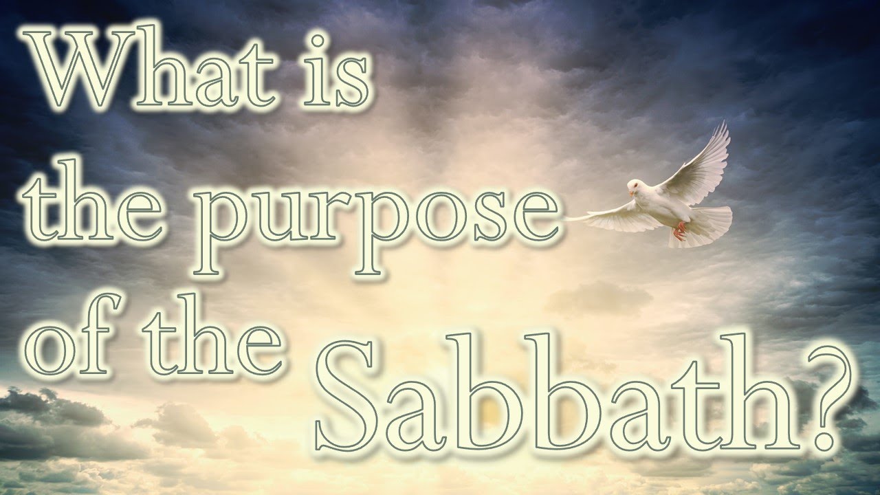 What is the purpose of the Sabbath? Dr Tim Jennings