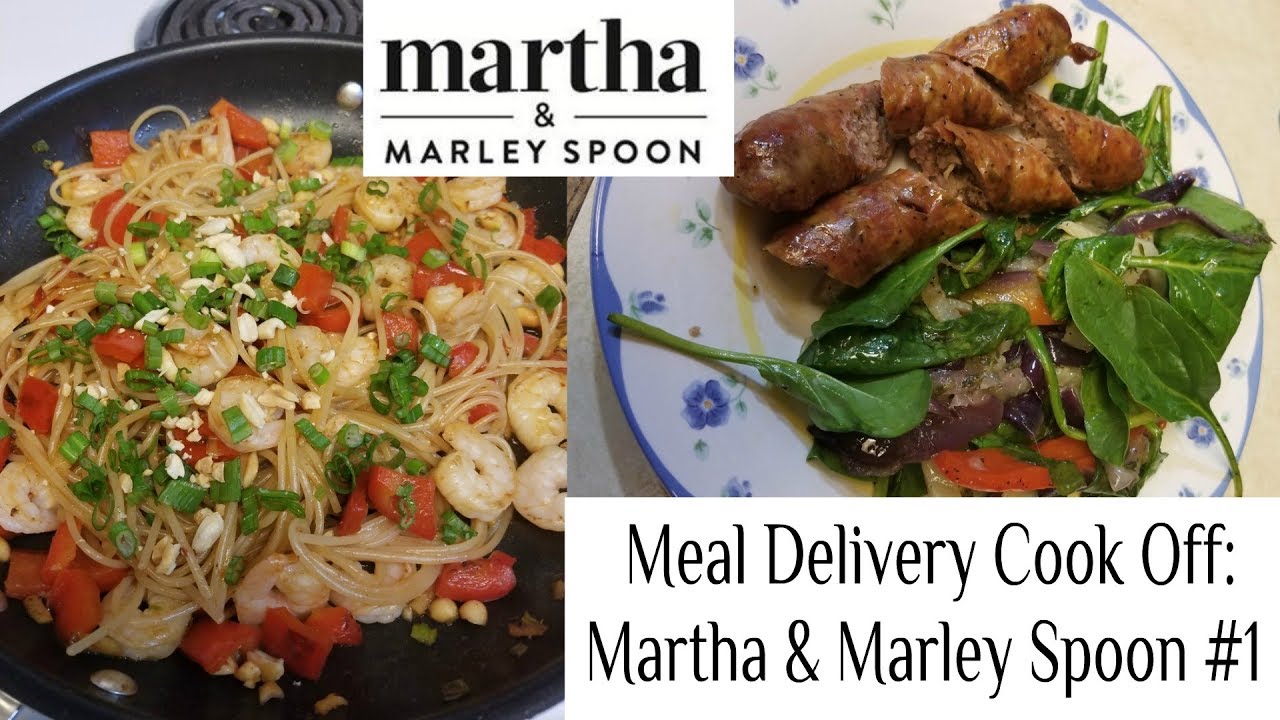 Meal Delivery Cook Off:  Martha and Marley Spoon Box #1
