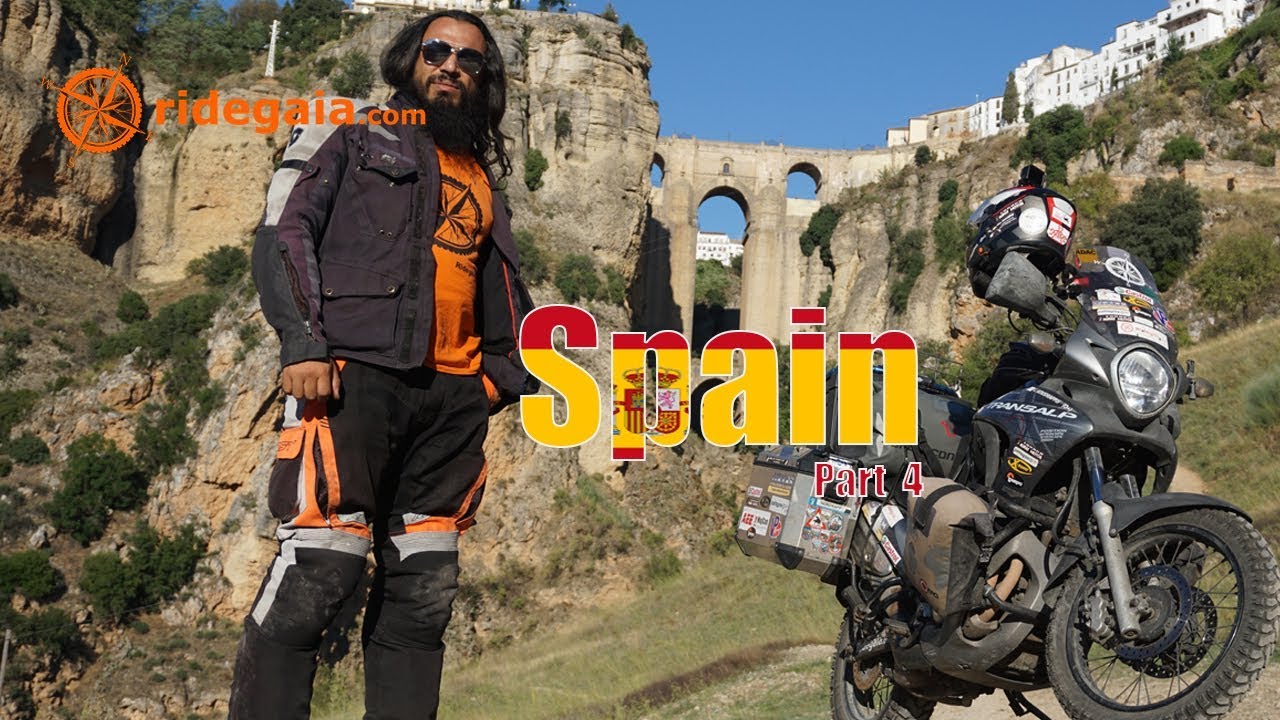 Ep 89 - Spain (part 4)  - Motorcycle Trip Around Europe - Honda Transalp 700
