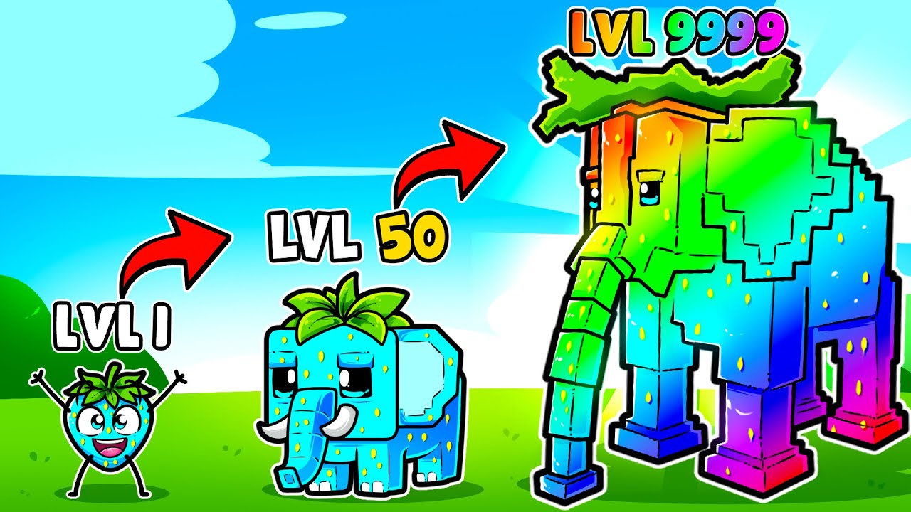 Жизнь Strawberry Elephant в Minecraft!