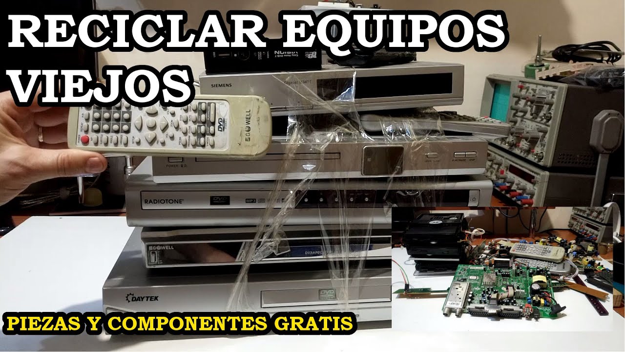 Reciclar Equipos Viejos. Componentes Electrónicos y Piezas Gratis. 236