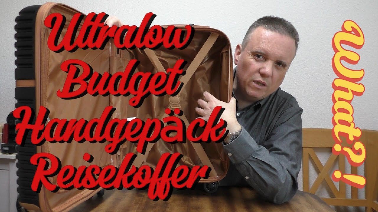 Low Budget Kabinen Handgepäck Flugreisekoffer - Action Markt 