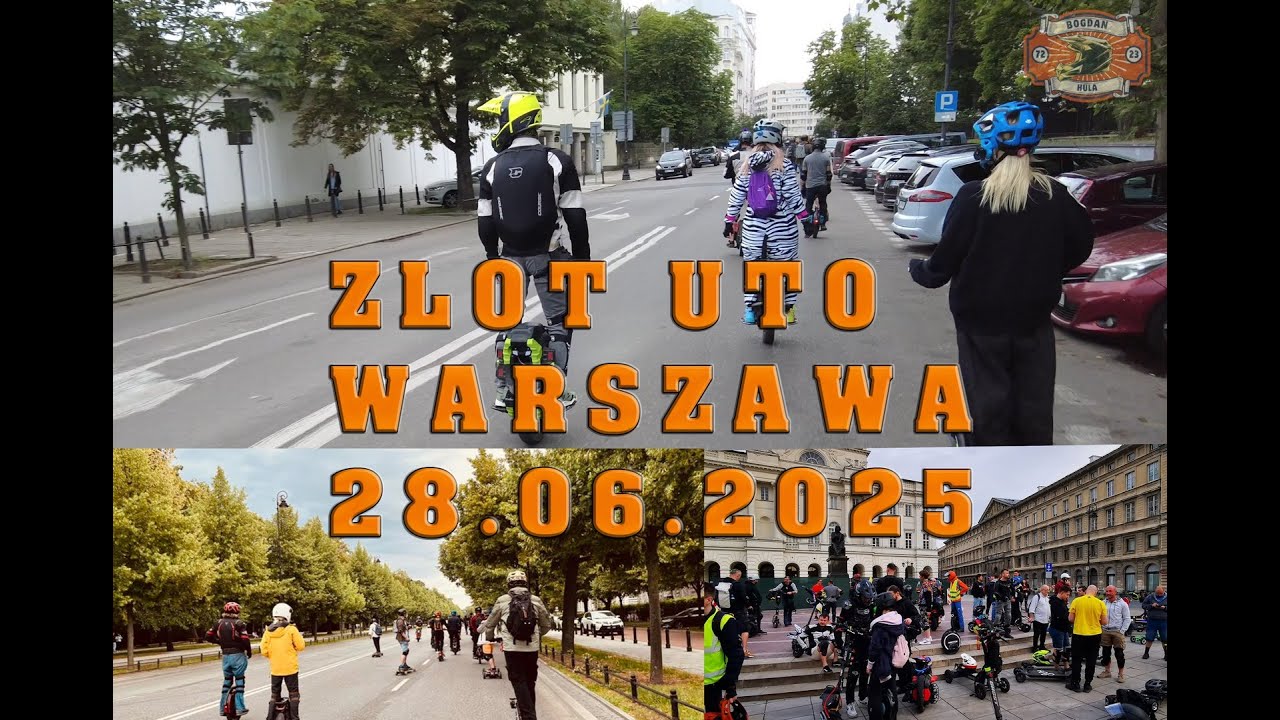 ZLOT UTO WARSZAWA 28.06.2025 4K UHQ Cały przejazd 17km