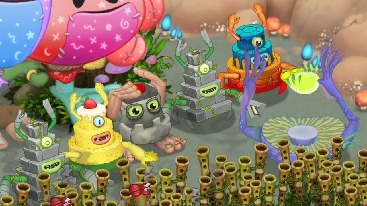 Faerie island trio: Ziggurab + Noggin + Squot