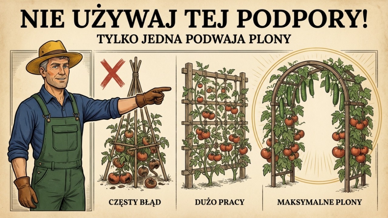 Przetestowałem 4 kształty kratownicy — który z nich faktycznie daje więcej plonów?