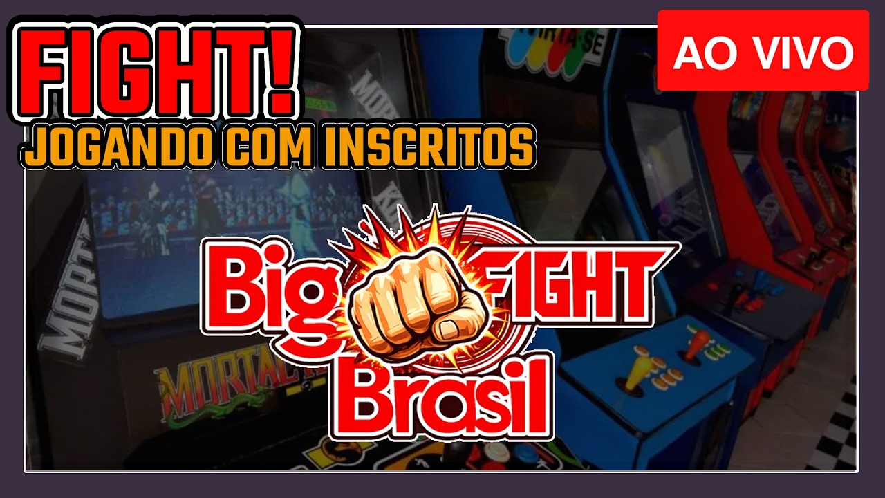 BIG FIGHT BRASIL -  FIGHTCADE - JOGANDO COM INSCRITOS!  #600subs #fightcade2 #fliperama #fightcade