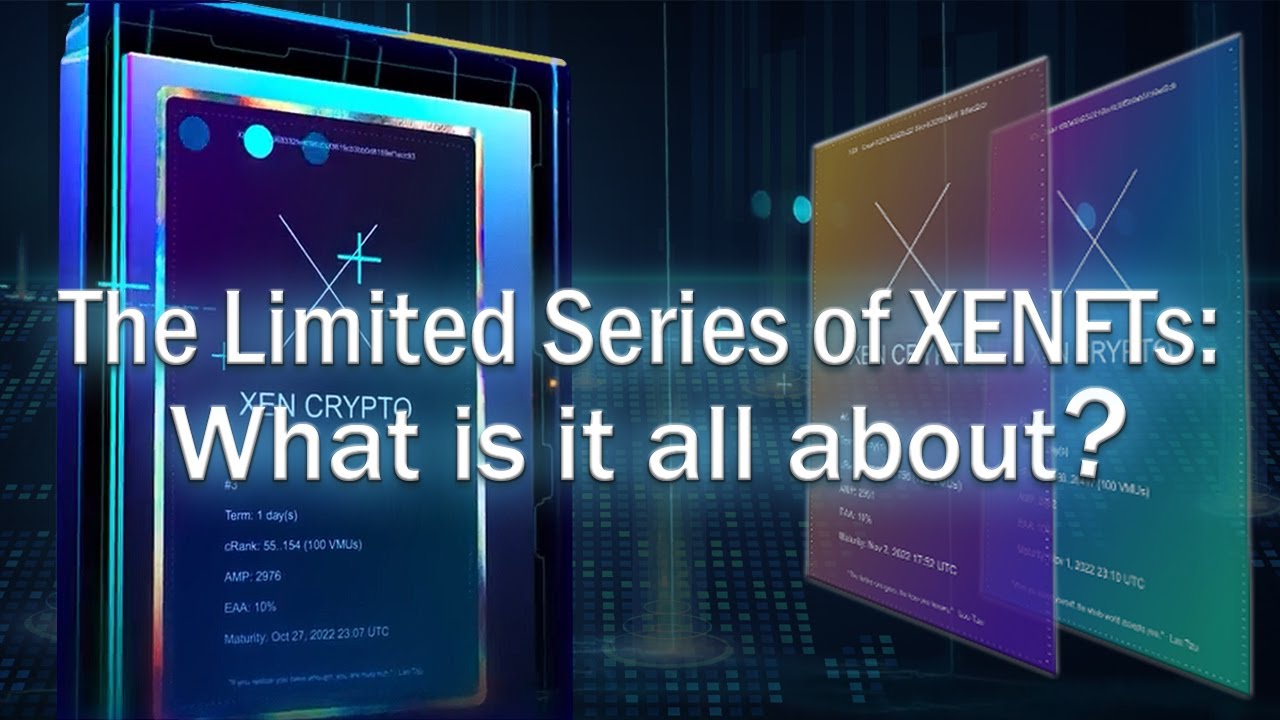 The Limited Series of XENFTs: What is it all about?