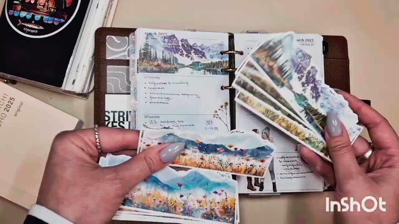 Развороты в планере/ Личный дневник/ Канцелярские покупки.