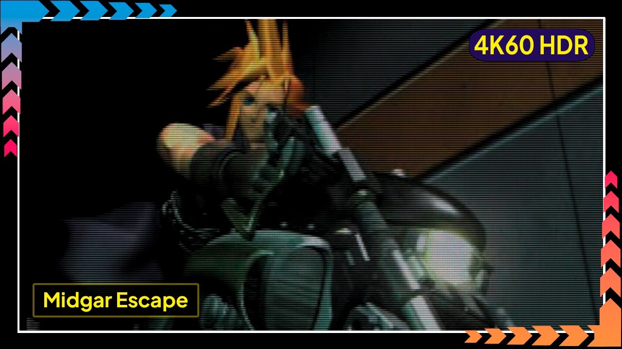 Final Fantasy VII &ndash; Motorcycle Chase | RetroTINK-4K Pro | JVC D200 | 4K60 HDR