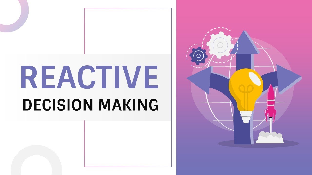 Reactive Decision Making Animated PPT Slides