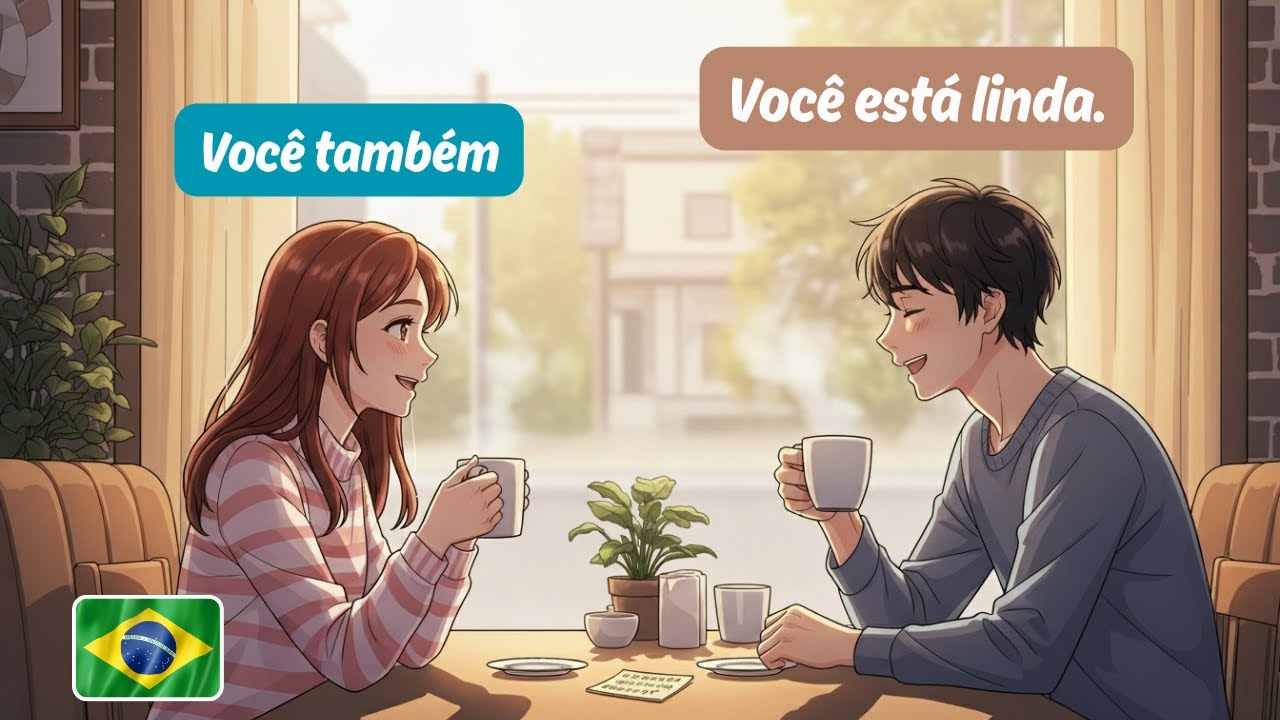 Learn Brazilian Portuguese Through 10 Real Conversations (A1–A2) | Listening Practice + English Subs
