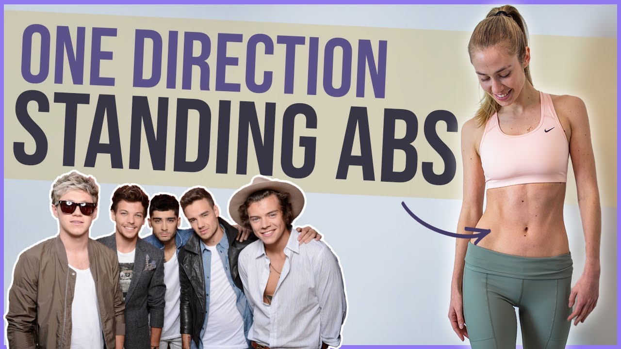 ONE DIRECTION 12 MIN STANDING AB WORKOUT at home! || No Equipment | No Repeat