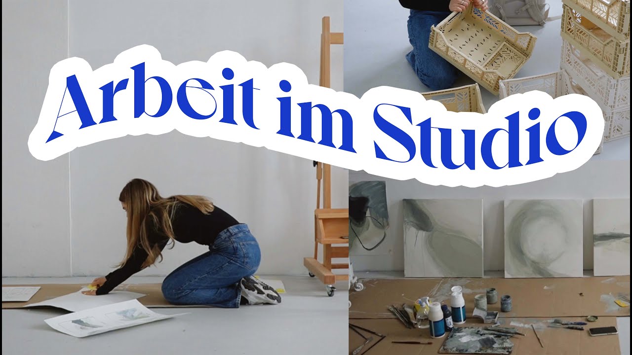 Meine Arbeit im ART STUDIO - Malerei & Organisation - Folge 03 // I'mJette