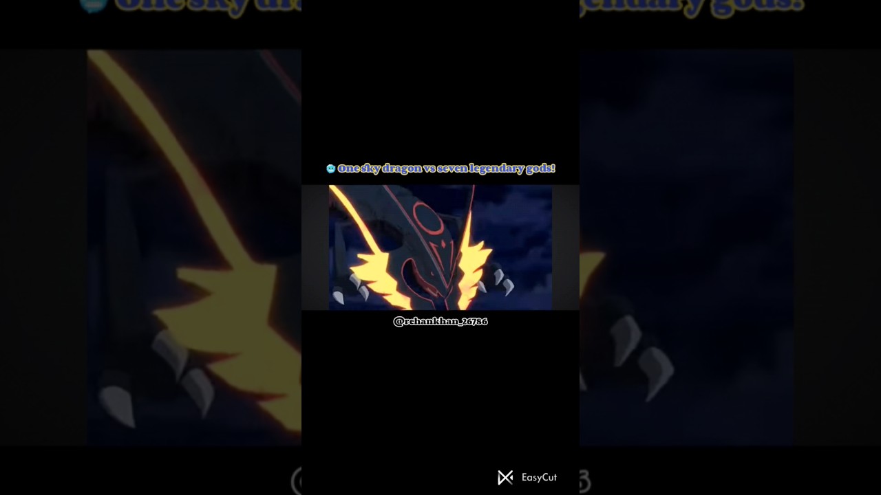 🥶Rayquaza vs 7 Legendary Pok&eacute;mon😈⚡HOOPA MOVIE! #megarayquaza #shortsfeed #ytshorts #shorts #trending