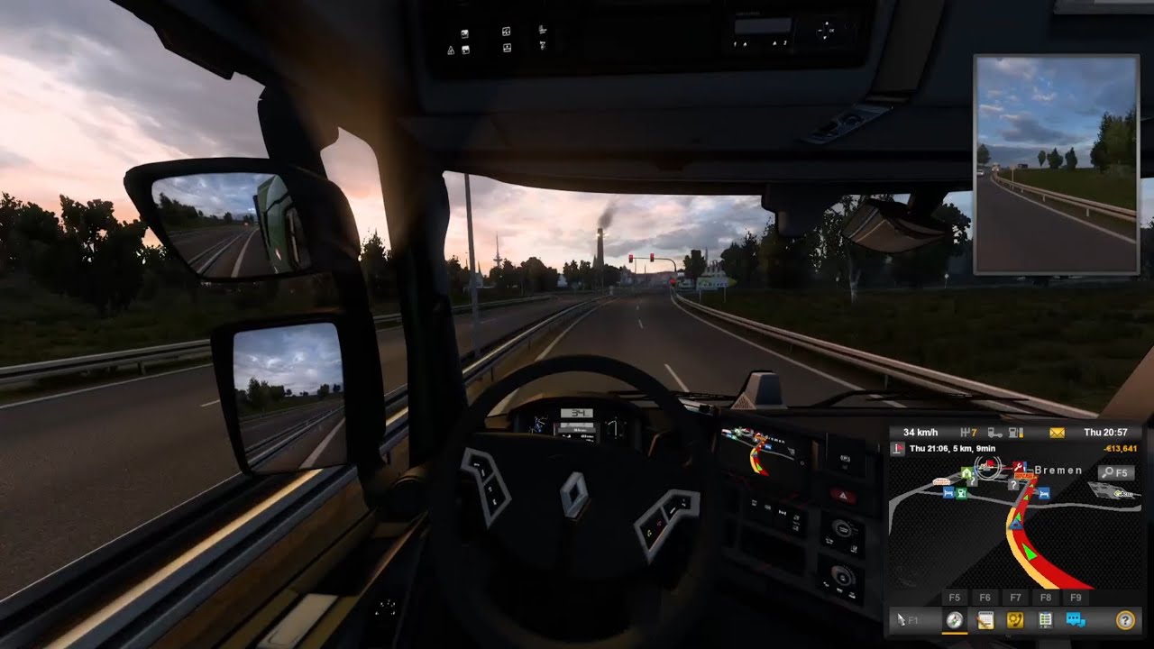 Driving Renault Truck [ETS2 : ORIGINAL]