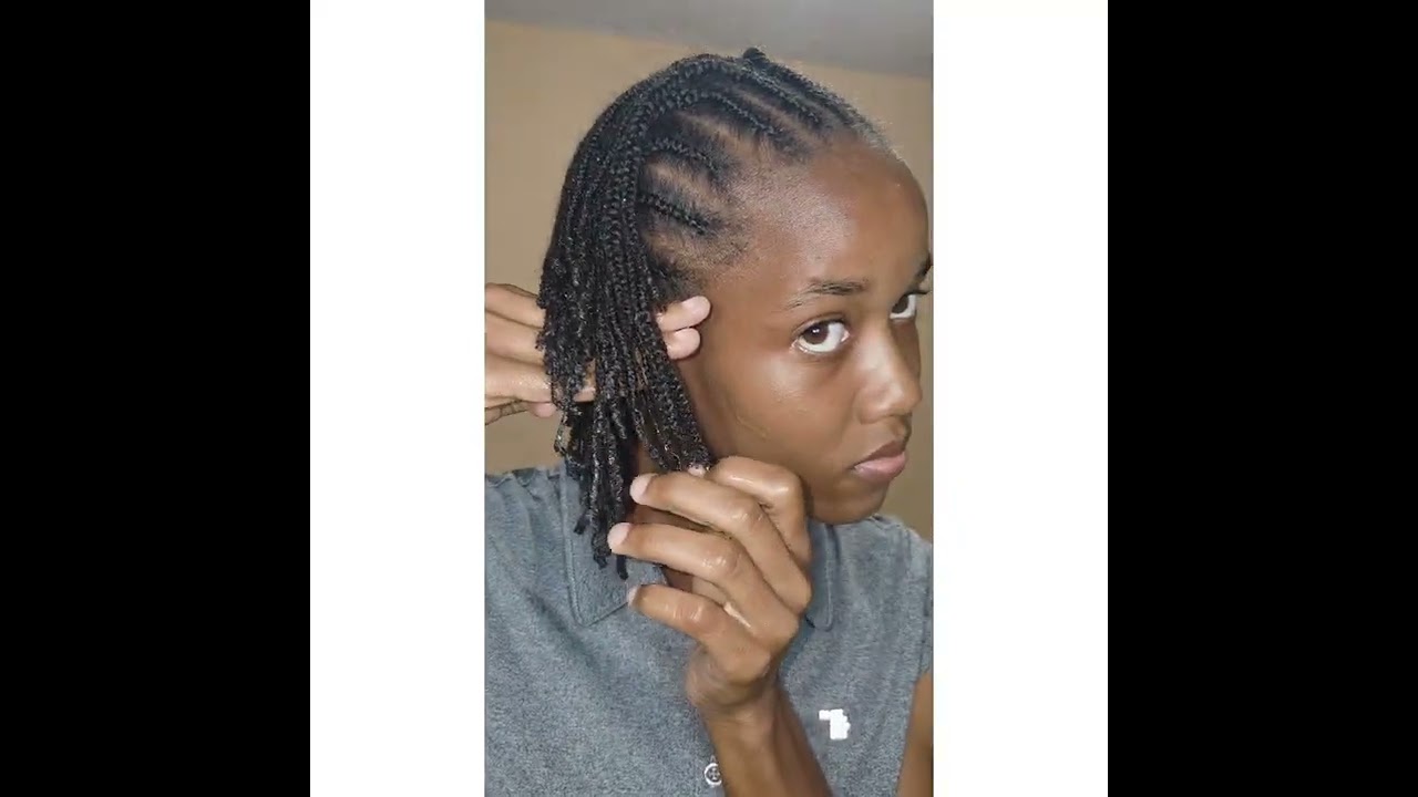 Use Flaxseed Gel on the Ends of your Minibraids || Prevent Single-Strand Knots! #Minibraidchallenge