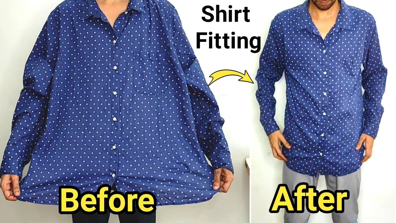 Kisi Bhi Loose Shirt Ko Fit Kaise Kare Aasan Tarike se | loose shirt ko fit karne ka tarika