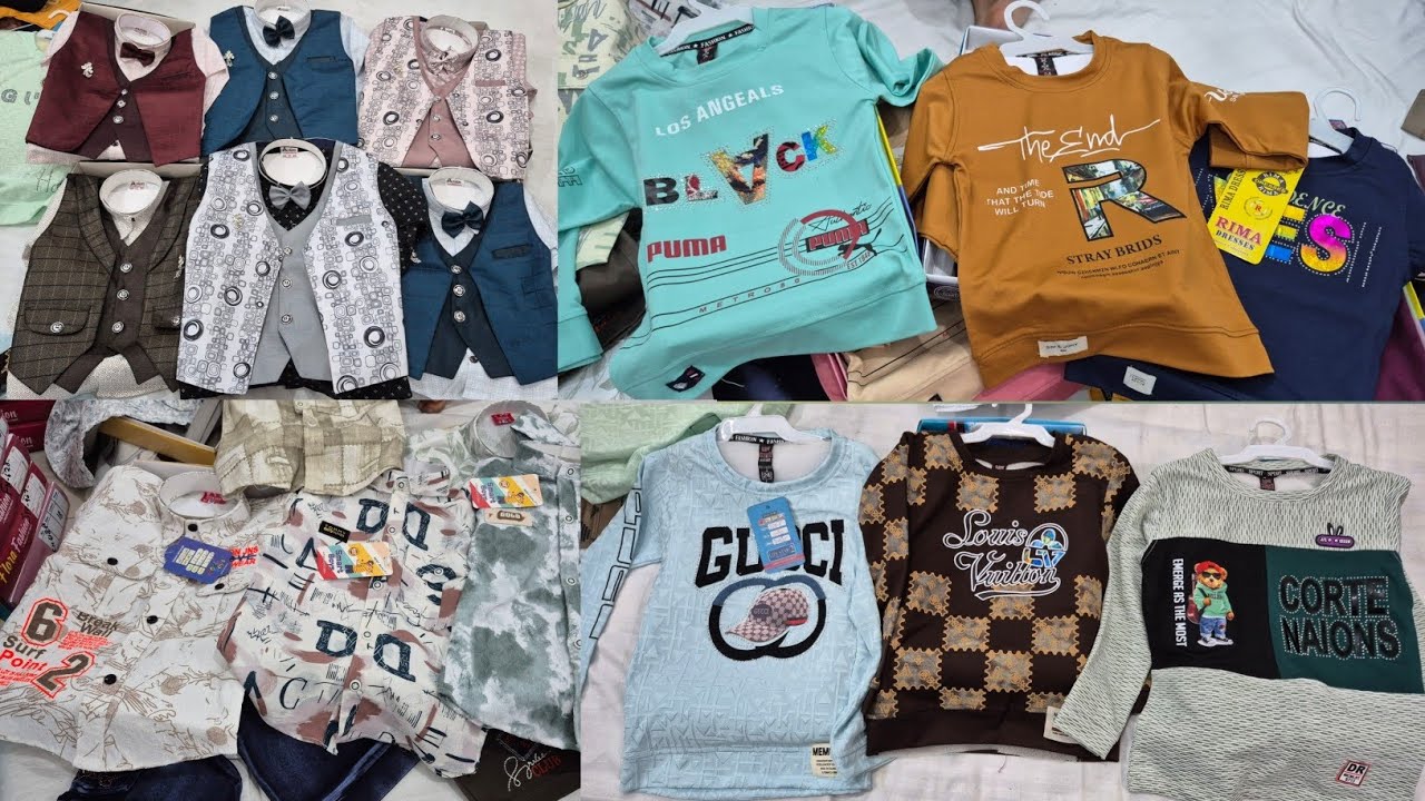 Kids wear manufacturer&wholesaler in metiabruz wholesale market #metiabruzhaat #wholesalemarket 