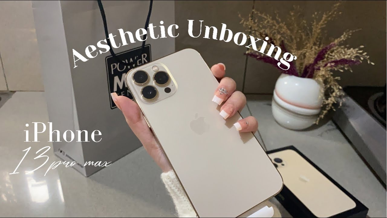 iphone 13 pro max gold unboxing + camera test