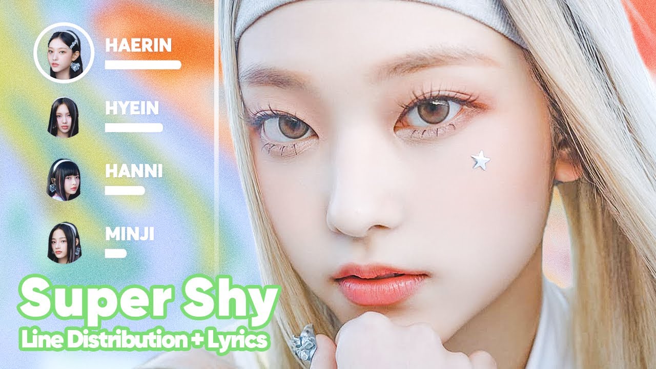 NewJeans - Super Shy (Line Distribution + Lyrics Karaoke) PATREON REQUESTED