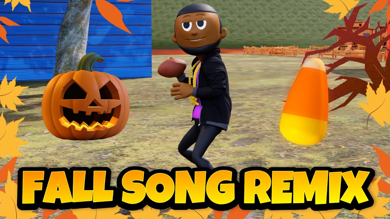 Fall Song Remix for Kids | Autumn Leaves 🍂 Pumpkins 🎃 Dance & Sing Along