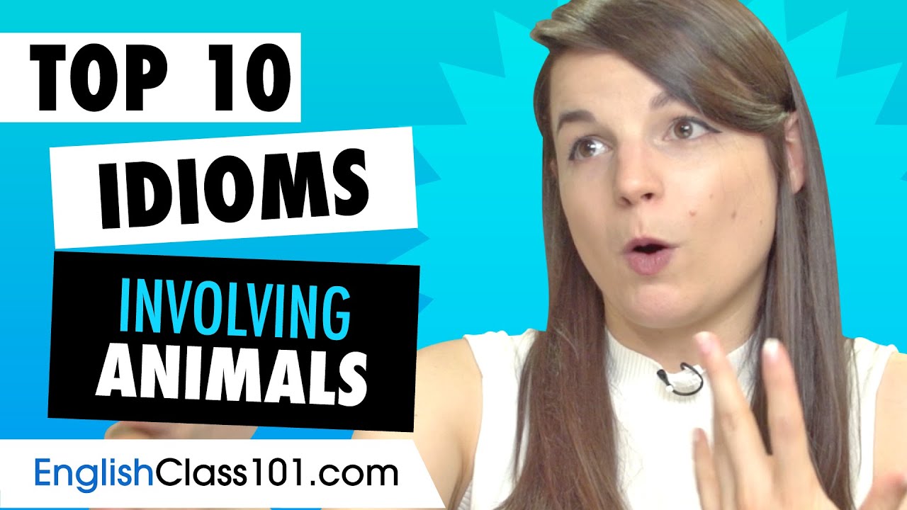 Learn 10 Idioms Involving Animals in English