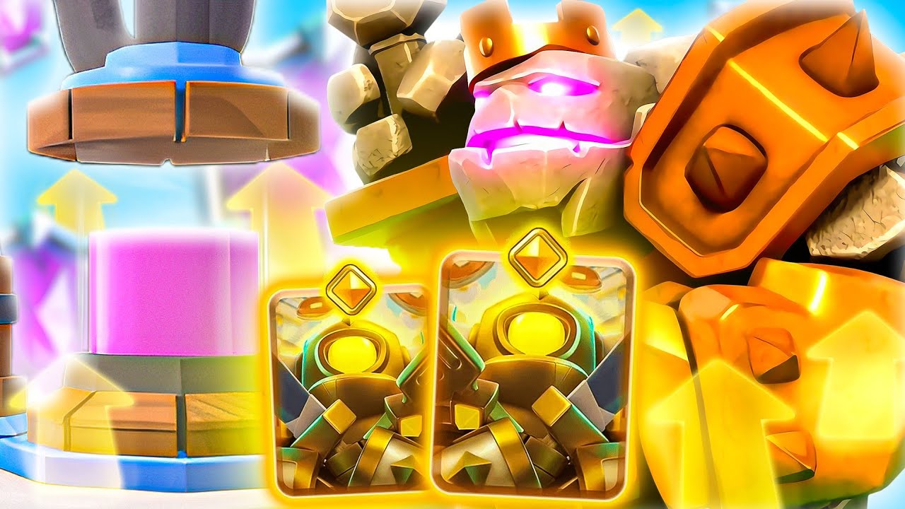 I REACHED ULTIMATE CHAMPION with the BEST FREE TO PLAY GOLEM DECK! 🏆