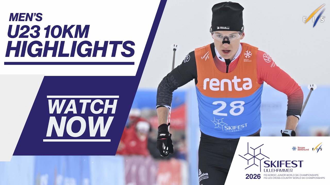 U23 Men's 10km Interval Start | Highlights | FIS Cross Country
