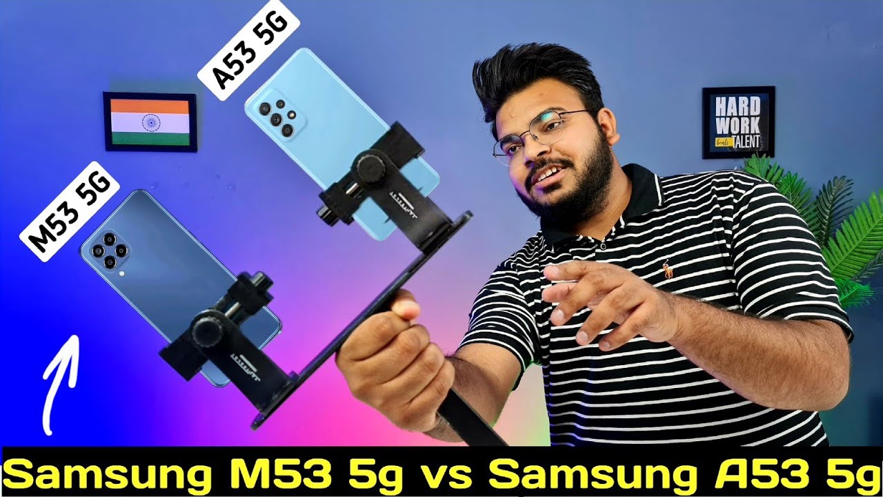 Samsung M53 5G vs Samsung A53 5G in Hindi |  BGMI Test , Camera TEst | Samsung M53 vs Samsung A53