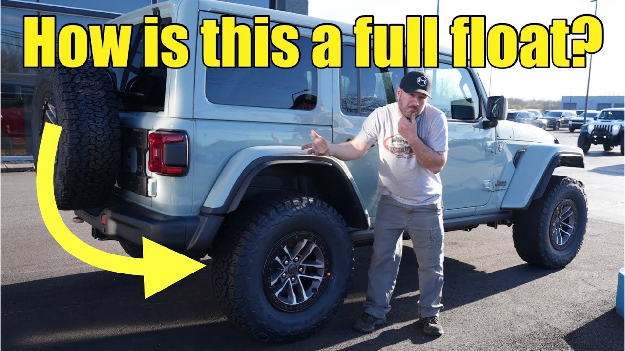 Объяснение новых полностью разгруженных мостов Jeep Wrangler 2024 года