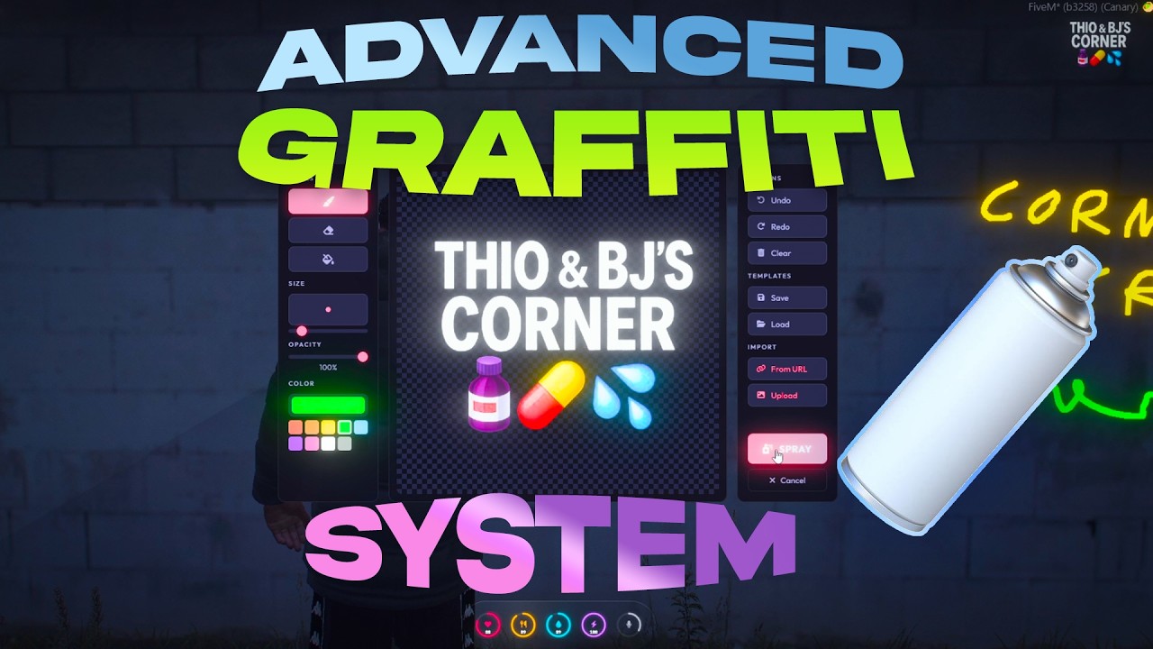 The Ultimate FiveM Graffiti Script 🛡️(QBCore/ESX/QBox)