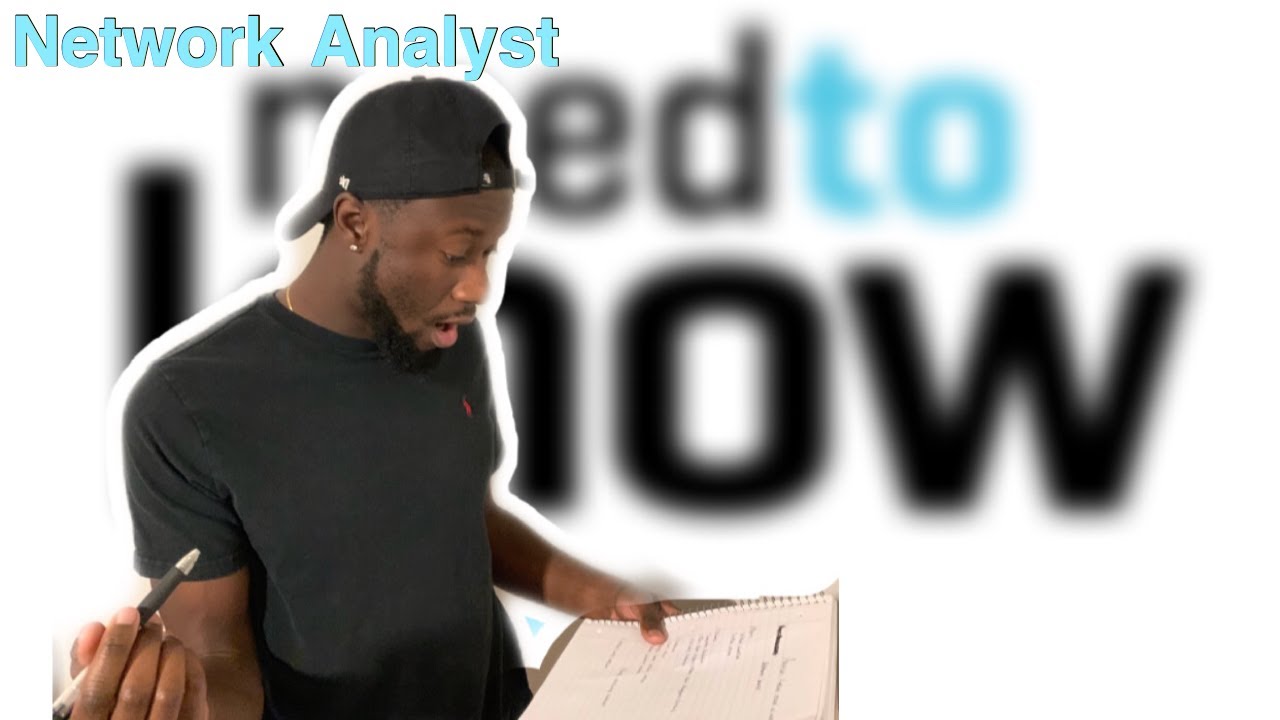 Things you MUST know to become a Network Analyst! | The minimum