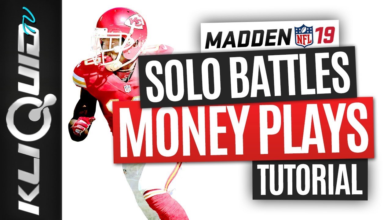 MUT 19 SOLO BATTLES MONEY PLAYS - I Made Over a MILLION COINS Using 2 PLAYS! Madden 19 Ultimate Team