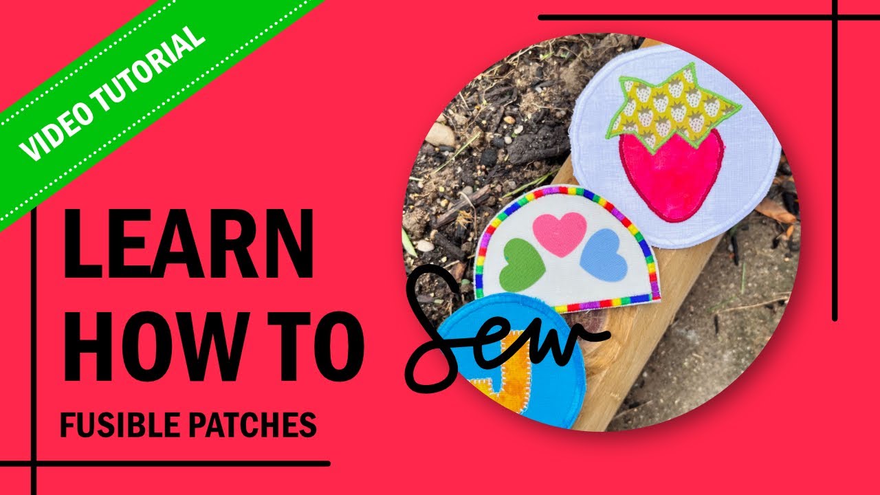 DIY Fusible Patches with HeatnBond