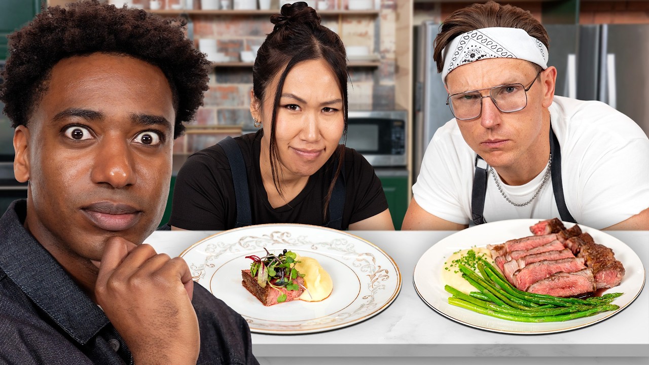 3 Internet Chefs vs 1 Secret REAL Chef (ft. Kevin Langue)