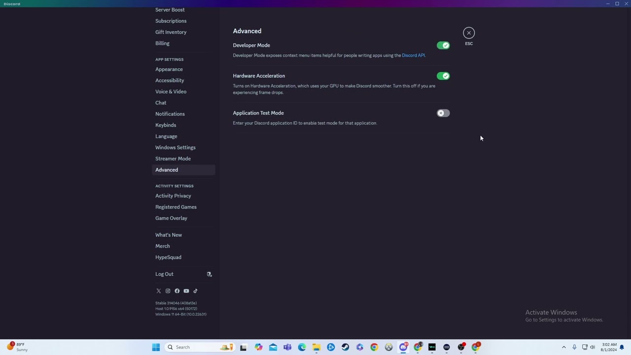 How to Enable Developer Mode in Discord