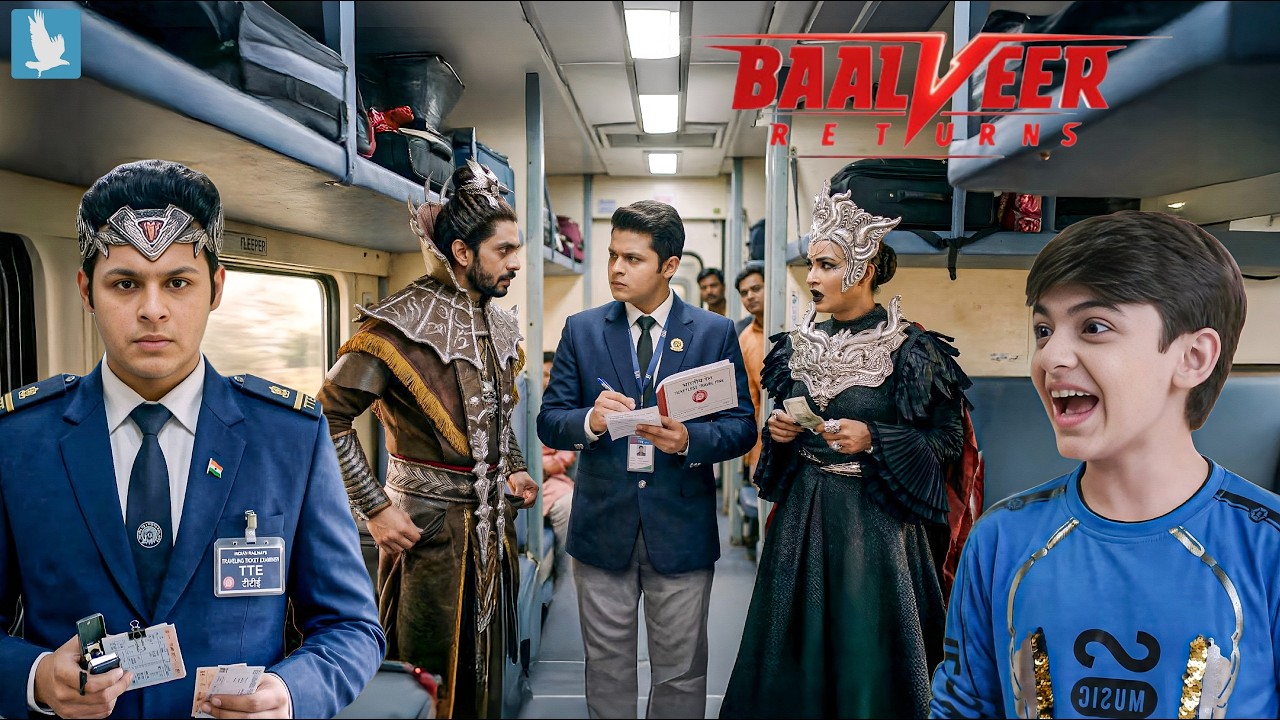 बालवीर ने टीटी बनकर बिना टिकट सफ़र कर रहे तिमनासा और भयमार पर लगाया ज़ुर्माना || Baalveer Returns