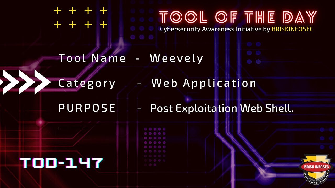 Weevely Web Shell | TOD 147 | Briskinfosec