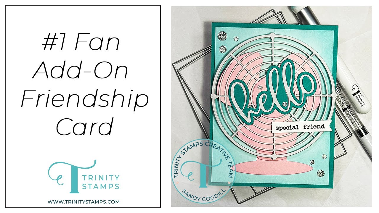 #1 Fan Add-On Die Cut Friendship Card