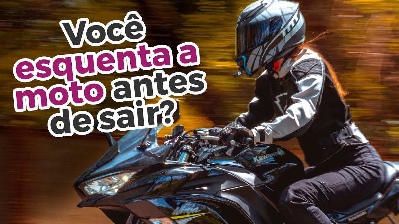 PRECISA ESQUENTAR a MOTO ANTES de SAIR? | por Day Miguel ♥︎
